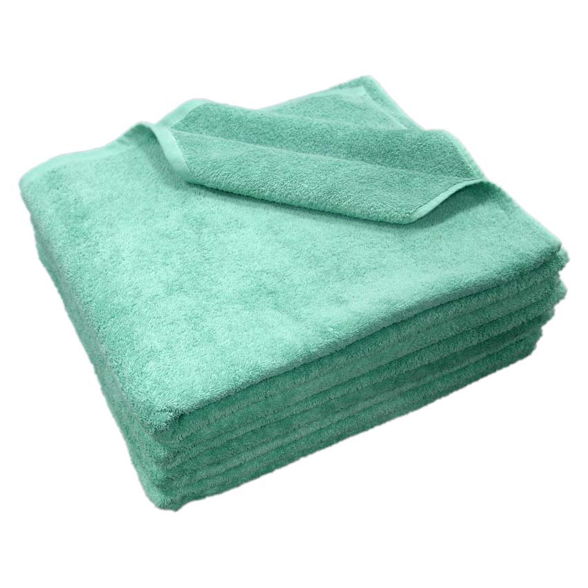 TWG-85X150/LT.GREEN Πετσέτα πισίνας πράσινη, 85 x 150 cm, 600gr/m2 Ανθεκτική στο χλώριο. 