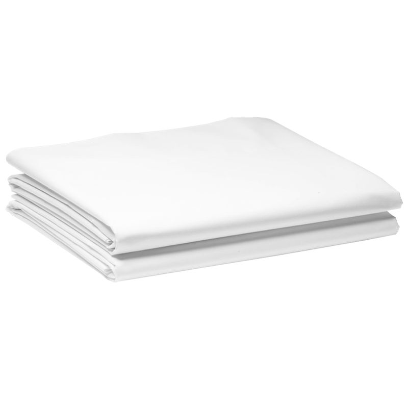 SHA-160X260 Σεντόνι Λευκό 1,60 x 2,60cm, μονό Σύμμεικτο 50% βαμβάκι 50% πολυέστερ