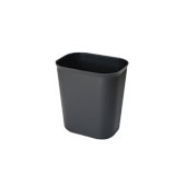 MGX08K Καλάθι πλαστικό μαύρο άκαυστο 23x16x26cm