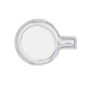 3731-LC Καπάκι διαφανές A-PET για ποτήρι cappuccino