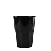 4076-19 Πλαστικό ποτήρι PP μίας ή πολλών χρήσεων 40cl μαύρο