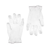 GVI-PD/L Σετ 100τεμ γάντια Βινυλίου χωρίς Λάτεξ, με πούδρα - LARGE