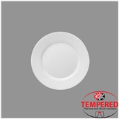 TOL-FP-20 Πιάτο Οπαλίνης Ρηχό 20 cm, Λευκό, Tempered, Σειρά Toledo, Bormioli Rocco