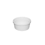 RD.R01/WH Μπωλ Σουφλέ (Ramequin), Πορσελάνης Πυρίμαχο 20cl, Φ9x4,8 cm, Λευκό