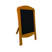 000.070/LT Ξύλινοs Πίνακαs Menu 120 x 75 cm Ανοιχτό Καφέ
