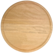 000.135 Ξύλινο Πιάτο με Λούκι 40 cm