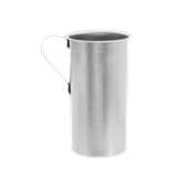 AL-OIN-1000/WH Οινόμετρο Αλουμινίου Λευκό 1000gr, Φ10x17,5cm, Ελληνικής Κατασκευής