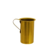 AL-OIN-500/GD Οινόμετρο Αλουμινίου Χρυσό 500gr, Φ8,5x12,5cm, Ελληνικής Κατασκευής