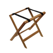 WBS-SMALL/LT Αναδιπλούμενη ξύλινη μπαγκαζιέρα 50x38x49cm, βαμμένη ανοιχτό καφέ