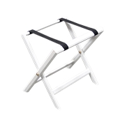 WBS-SMALL/WH Αναδιπλούμενη ξύλινη μπαγκαζιέρα 50x38x49cm, βαμμένη λευκή