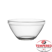 POMPEI 17CM Γυάλινο μπωλ Φ17cm Tempered, BORMIOLI ROCCO Ιταλίας