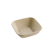 PUL14124 Μπωλ 750ML 17.5x17.5x5cm, από ζαχαροκάλαμο, Μίας Χρήσης, Μπεζ, Sabert