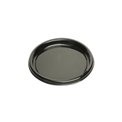 ROM9701 Πιάτο Ρηχό Στρογγυλό Φ26x2cm, Μαύρο, RPET, Μίας Χρήσης, Sabert