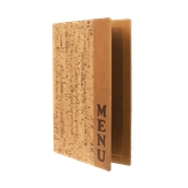 MC-DRA4-CORK Κατάλογος MENU A4 CORK για Εστιατόρια / cafe 24x34cm, σχέδιο φελλού, SECURIT