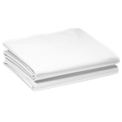 LIN-C-250X270 Σεντόνι Λευκό, Πενιέ, 250x270(4+1)cm, 100% βαμβάκι, 200 κλωστές