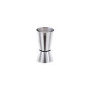 UV.509135(203-2/25+50ML) Μεζούρα κυλινδρική διπλή 25+50ml Ανοξείδωτη 14/1