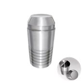 UV.500175(196-8/600ML) Shaker 600ml με φίλτρο (σίτα) Ανοξείδωτο 14/1
