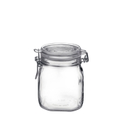 FIDO-750 Δοχείο FIDO 750 ml με γυάλινο καπάκι και λάστιχο, Bormioli Rocco, Ιταλίας