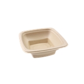 PUL49016F300N Μπωλ Τετράγωνο 500 ml, 15x15x5 cm, από ζαχαροκάλαμο, Μίας Χρήσης, Sabert