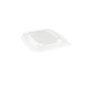 PUL53501 Καπάκι Τετράγωνο 13x13cm, RPET, Μίας Χρήσης, Διάφανο, Sabert