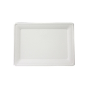 PUL2035 Πιάτο Ρήχο Ορθογώνιο 20x28cm, από ζαχαροκάλαμο, Μίας Χρήσης, Sabert