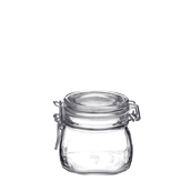 FIDO-500 Δοχείο FIDO 500 ml με γυάλινο καπάκι και λάστιχο, Bormioli Rocco, Ιταλίας