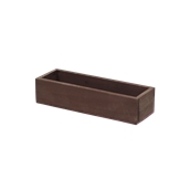 000.194/DK Ξύλινη Κασετίνα Λαδόξιδου 23,5x7,7x5,5 cm, σκούρα καφέ