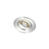 1580014 Καπάκι αλουμινίου 14cm, με 1 χρυσό χερούλι, Ιταλικό
