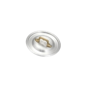 1580012 Καπάκι αλουμινίου 12cm, με 1 χρυσό χερούλι, Ιταλικό