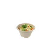 PUL42112 Μπωλ Σούπας 375 ml, φ13x7cm, από ζαχαροκάλαμο, Μίας Χρήσης, Sabert