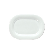 TZ020290000 Πιάτο Οβάλ Πορσελάνης 29x21cm, Σειρά THESIS, λευκό