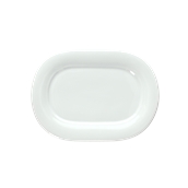 TZ020290000 Πιάτο Οβάλ Πορσελάνης 29x21cm, Σειρά THESIS, λευκό