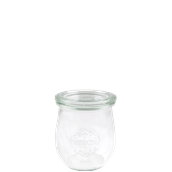 WECK-762 Πυρίμαχο Δοχείο 220ml, ύψος 76mm, με καπάκι φ60mm, WECK Γερμανίας