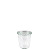 WECK-761 Πυρίμαχο Δοχείο 140ml, ύψος 70mm, με καπάκι φ60mm, WECK Γερμανίας