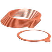 WECK-GR112/128 Σετ 10 λαστιχάκια για δοχεία με καπάκι φ120mm, WECK Γερμανίας