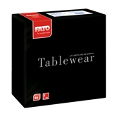 88405000 ΠΑΚΕΤΟ 50 Χαρτοπετσέτες Airlaid Tablewear 40x40 μαύρες, FATO Ιταλίας