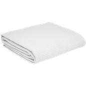 WF280-W-160X240 Κουβέρτα πικέ μονή, 160x240cm, λευκή, 280gr/m², Πολύ απαλή
