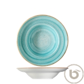 AAQGRM27CK  Πιάτο Βαθύ πορσελάνης 27cm, Aqua, BONNA