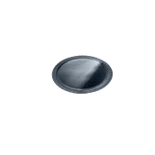 LENERP25A Δίσκος-Βάση Τούρτας Πλαστικοποιημένη πολυτελείας, Φ25cm σε μαύρο χρώμα, Ιταλίας