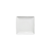 EDGE-FP-22 Πιάτο Ρηχό πορσελάνης τετράγωνο 16x16cm - φ22cm, Σειρά EDGE, LUKANDA