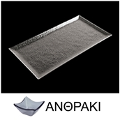 LK1870R-SM-32X53 Δίσκος ορθογώνιος από χυτό γυαλί 6mm, 32x53cm, ανθρακί