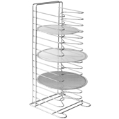 AC-PRO Βάση 15 ραφιών 30x30cm για ταψιά πίτσας έως φ36cm, ύψος 65.5cm, Ιταλικής Κατασκευής