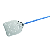 AN-32RF/150 Φτυάρι Πίτσας Napoletana διάτρητο 33x33cm αλουμινίου, με μπλε κοντάρι 1.5m, GIMETAL
