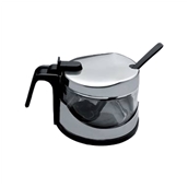JTS/CC02 Τυριέρα/Ζαχαριέρα INOX, για 200gr, με κουταλάκι