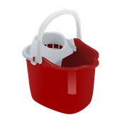 RED942-15LT Κουβάς 15L, με στίφτη, 29.5x38.5x42.5cm, κόκκινο, Curver
