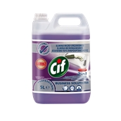 CIF-100862179/5LT Συμπυκνωμένο καθαριστικό και απολυμαντικό 5lt, χρήση σε χώρους επεξεργασίας τροφίμων, Cif