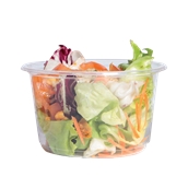 210DERD25 Βιοδιασπώμενο δοχείο 750ml, Φ14,3cm, PLA, χωρίς καπάκι