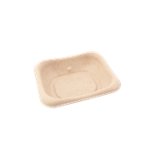 PUL400606D300 Δίσκος ζαχαροκάλαμου για Snack, Burger, Τοστ, 13x13cm, Sabert