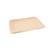 PUL400608 Δίσκος ζαχαροκάλαμου για Σαντουιτς, Snack, Burger, Τοστ, 20x14cm, Sabert