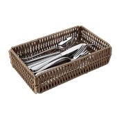 C05018G Καλαθάκι PP Rattan, GN1/4, 32.5x16.2x6.5cm, Sunnex